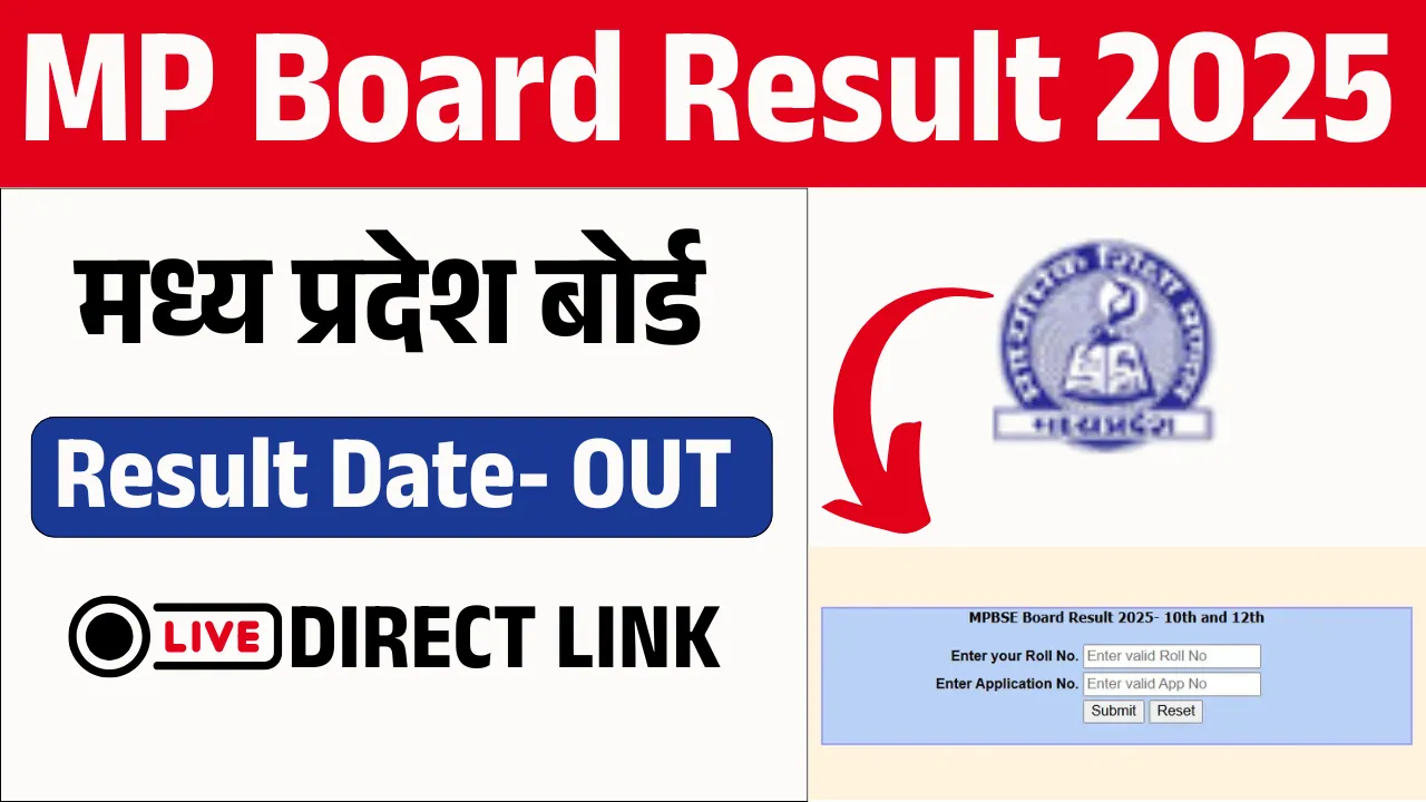 MP Board Result 2025