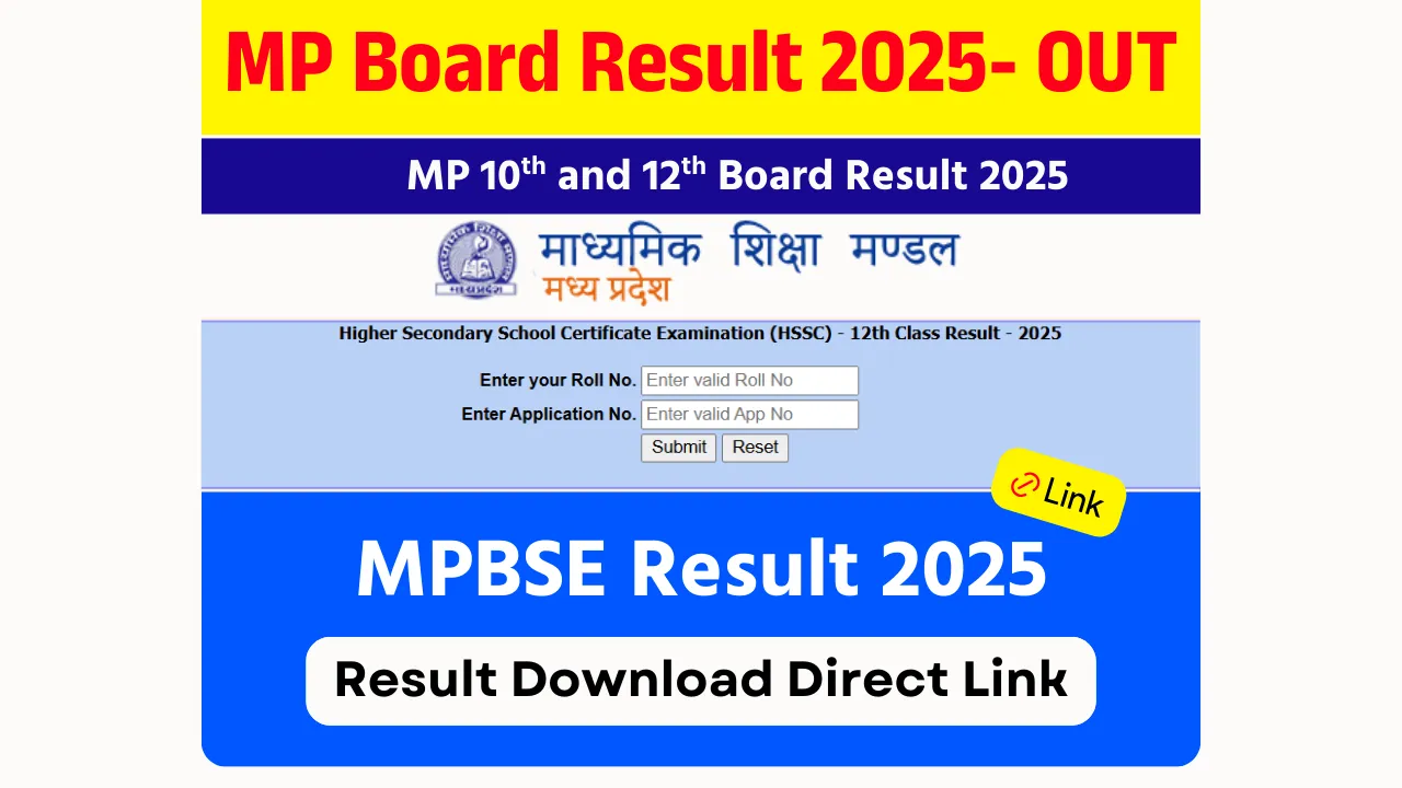 MP Board Result 2025