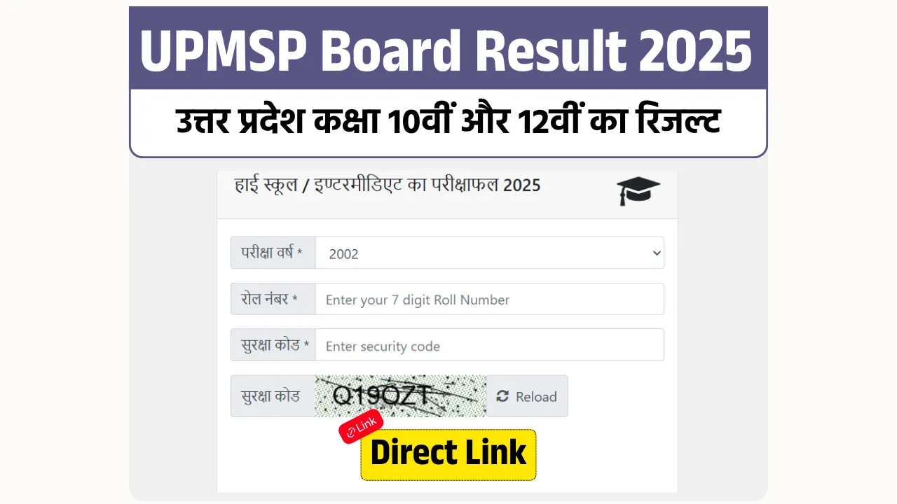 UP Board Class 10th 12th Result 2025