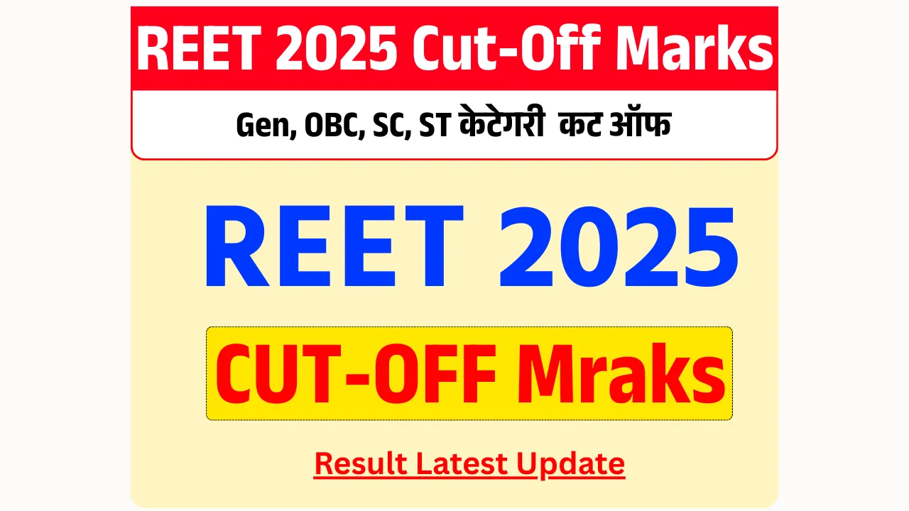 REET 2025 Cut-Off Marks