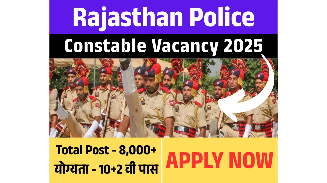 Rajasthan Police Vacancy 2025