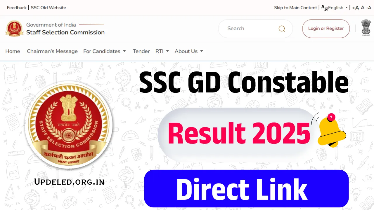 SSC GD Constable Result 2025 out